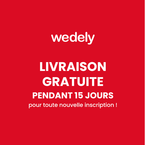 FREE DELIVERY for 15 days - Wedely