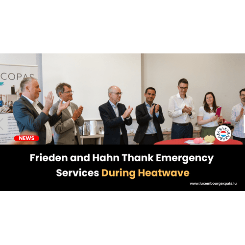 Frieden and Hahn Thank Emergency Services During Heatwave